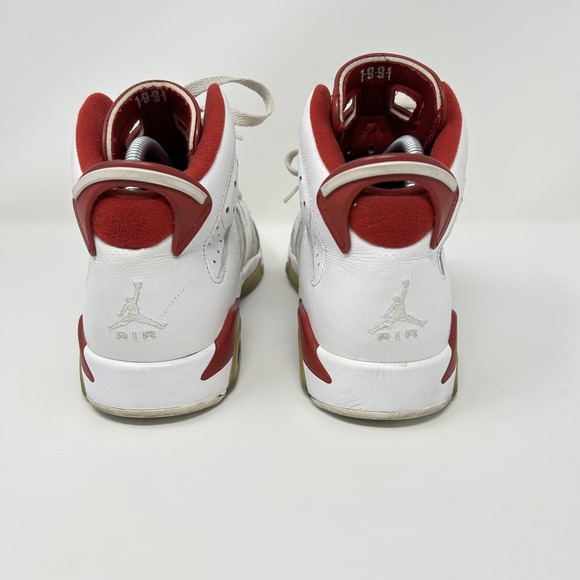 Air Jordan 6 Retro Shoes Mens Size 7Y Cardinal 384665-113 Basketball Sneakers‎ - Picture 3 of 11